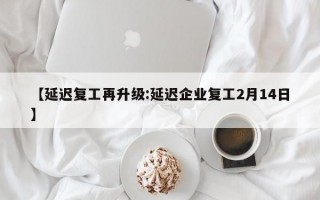 【延迟复工再升级:延迟企业复工2月14日】