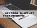 【31省区市新增本土确诊44例:31省区市新增本土确诊病例47例】